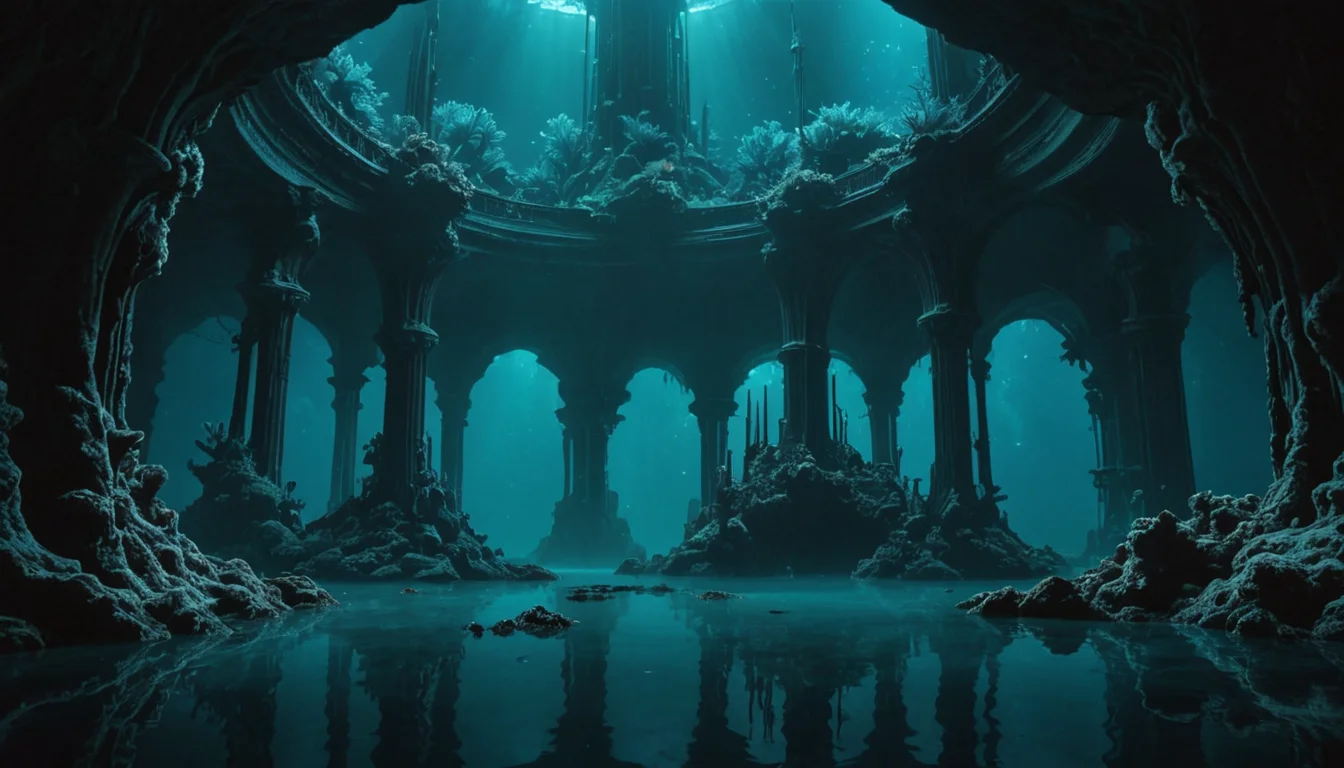Abyssal Biolume Cathedral — SDXL AI prompt