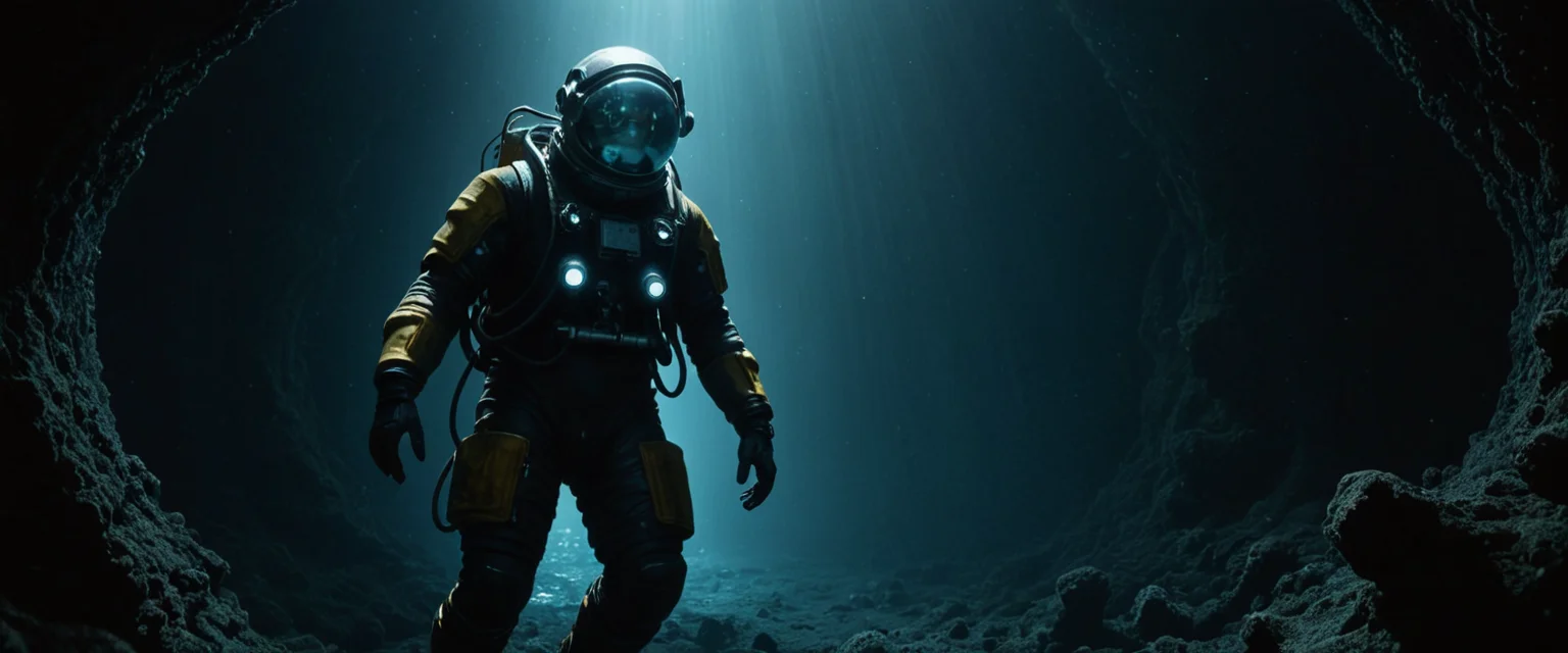 Deep Trench Explorer — SDXL AI prompt