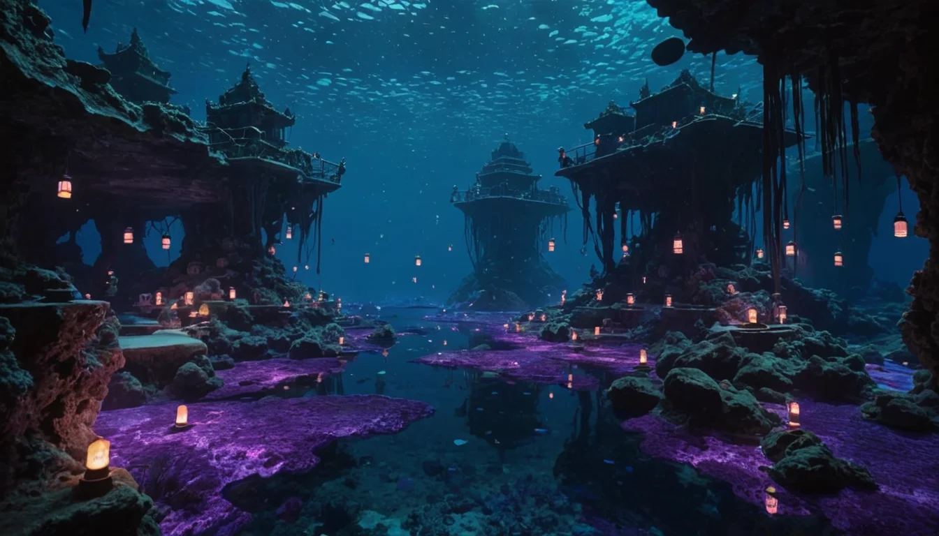Abyssal Lantern City — SDXL AI prompt