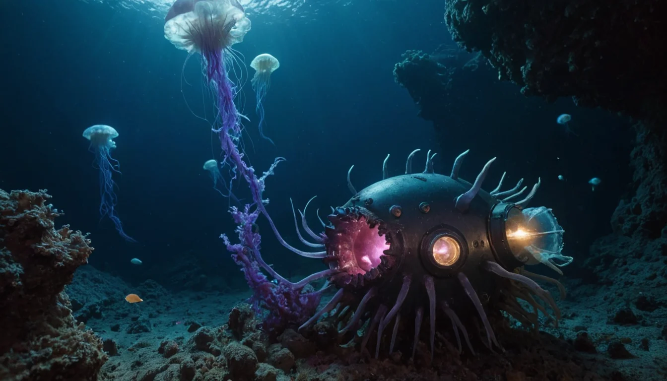 Abyssal Bioluminescence — SDXL AI prompt