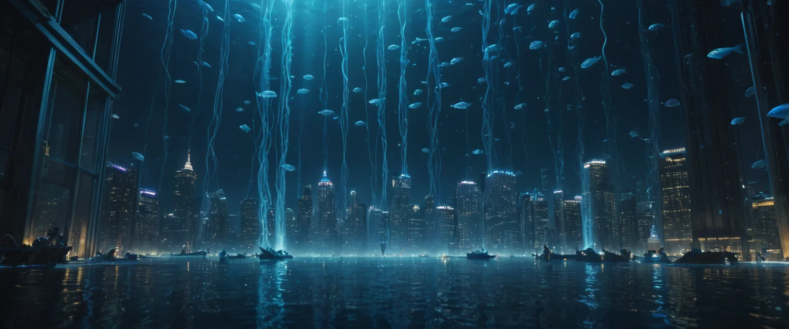 Abyssal Prism City — SDXL AI prompt