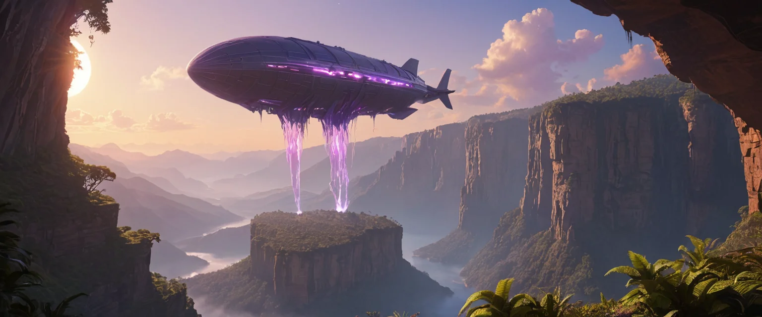 Sky Bloom Canyon — SDXL AI prompt