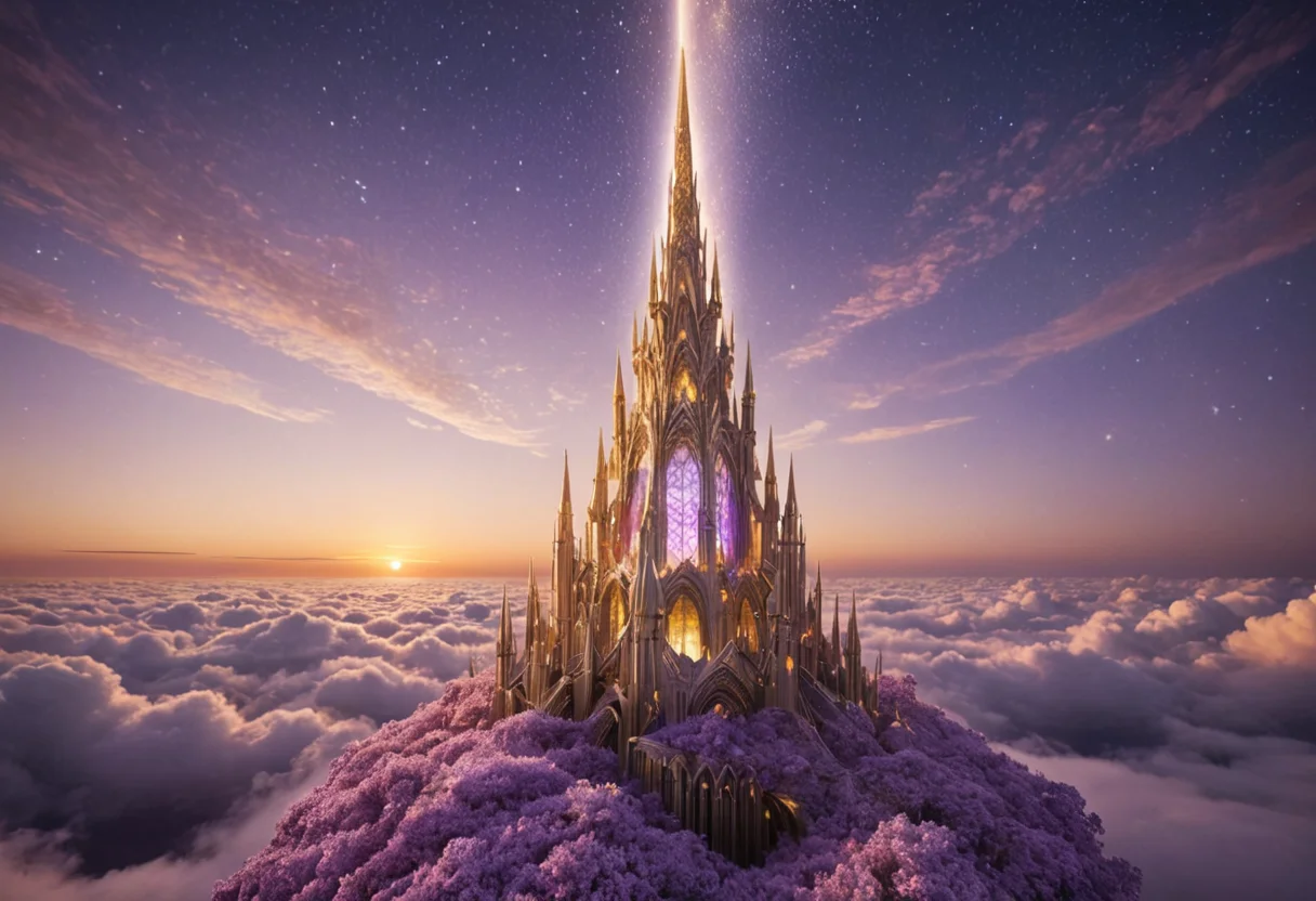 Ascension of the Light-Tree — SDXL AI prompt