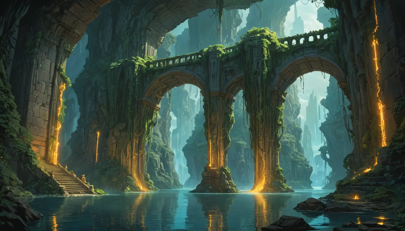 Aetheric Liana Bridge — SDXL AI prompt