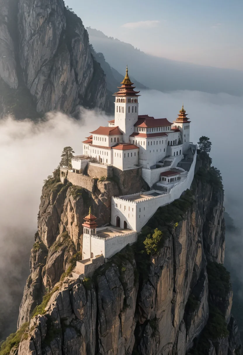 Aetheric Veil Monastery — SDXL AI prompt
