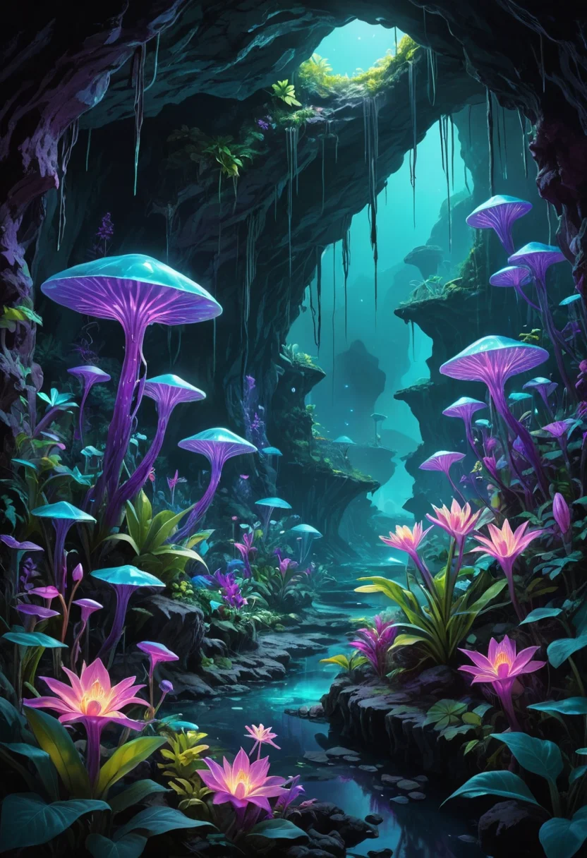 Xeno Bloom — SDXL AI prompt