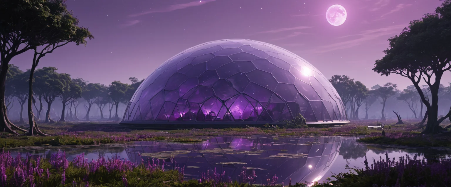 Alien Habitat — SDXL AI prompt