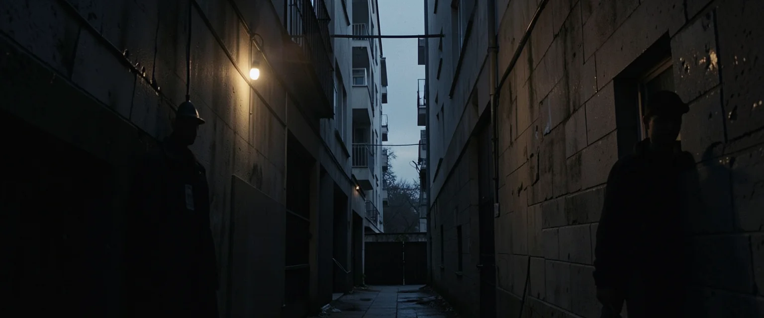 Shadowed Passage — Flux AI prompt