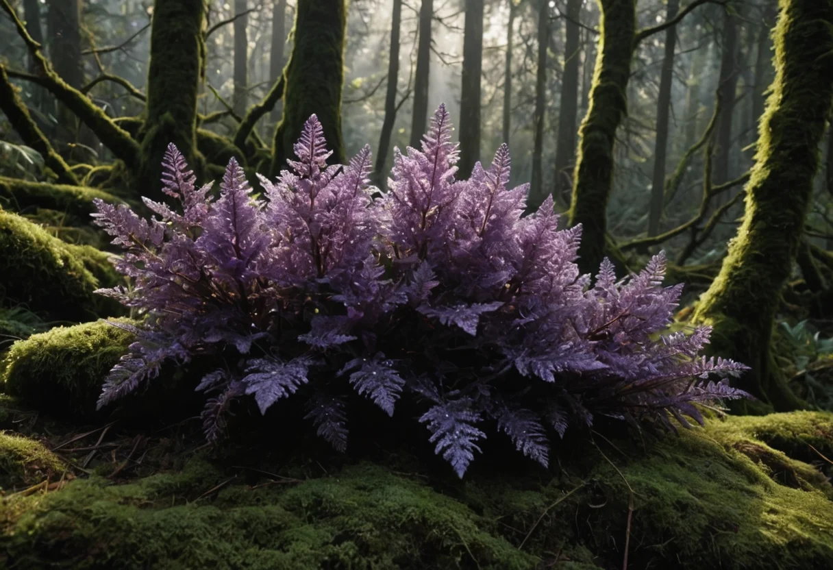 Amethyst Thicket of Echoes — SDXL AI prompt