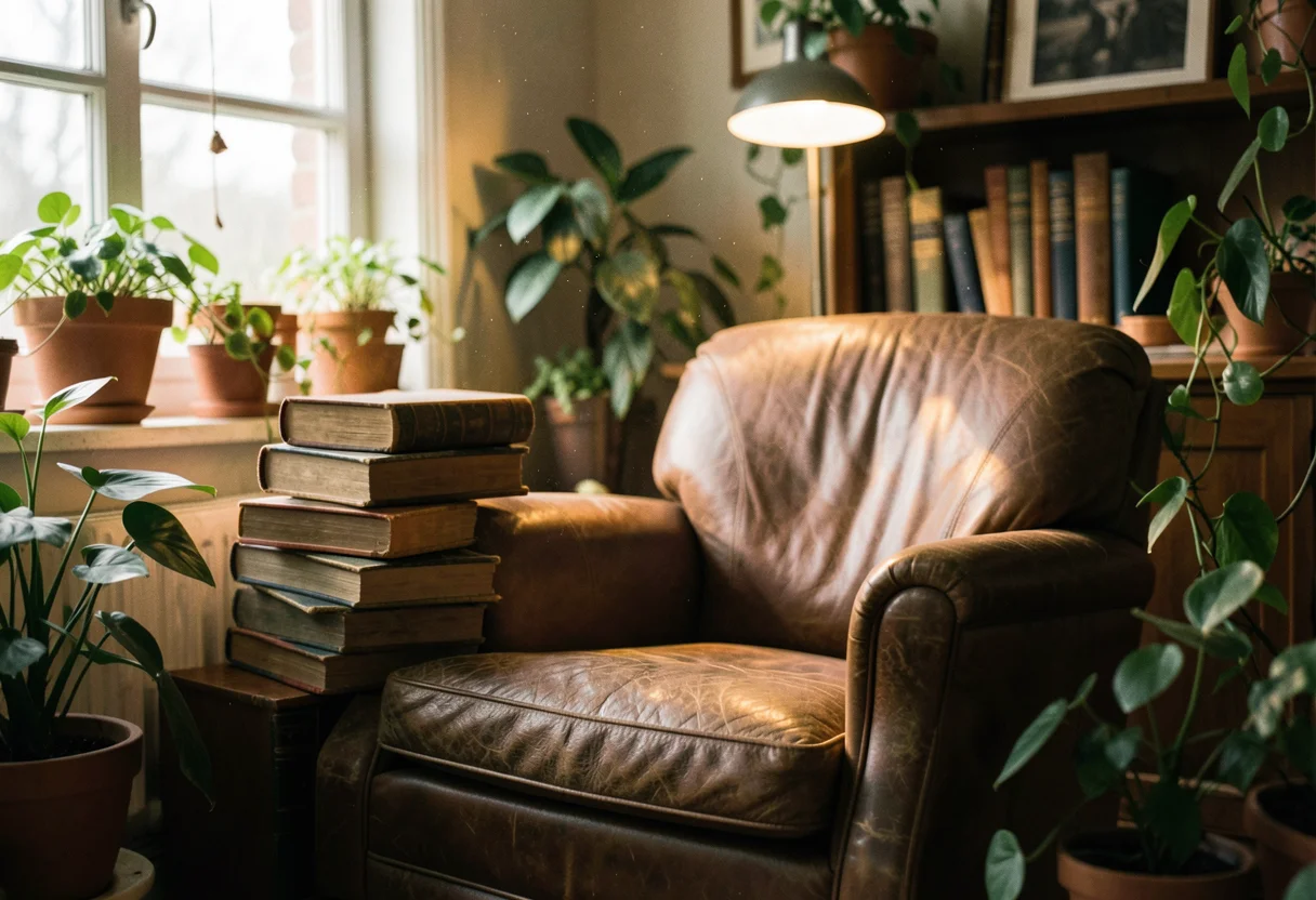 Cozy Study Nook — Flux AI prompt