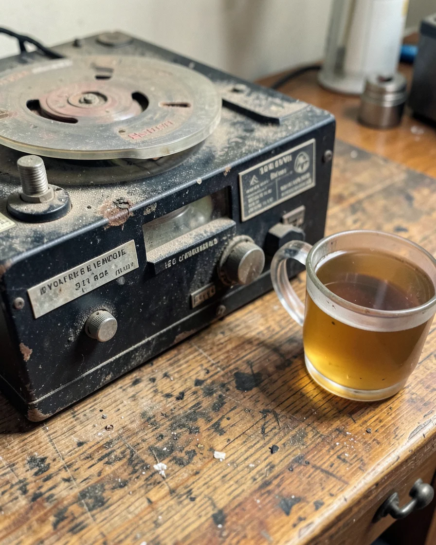 Tape Deck Static — Flux AI prompt