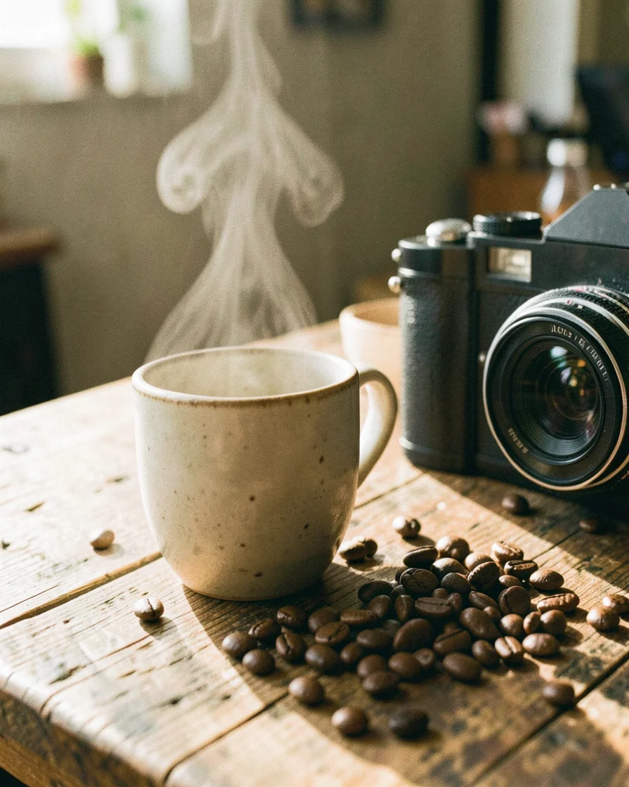 Analog Brew — Flux AI prompt