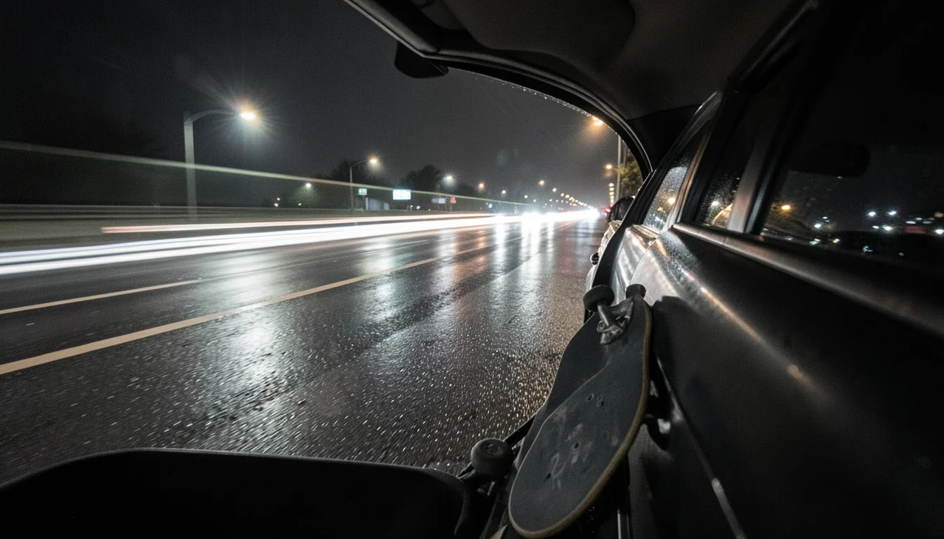 Night Drive Blur — Flux AI prompt