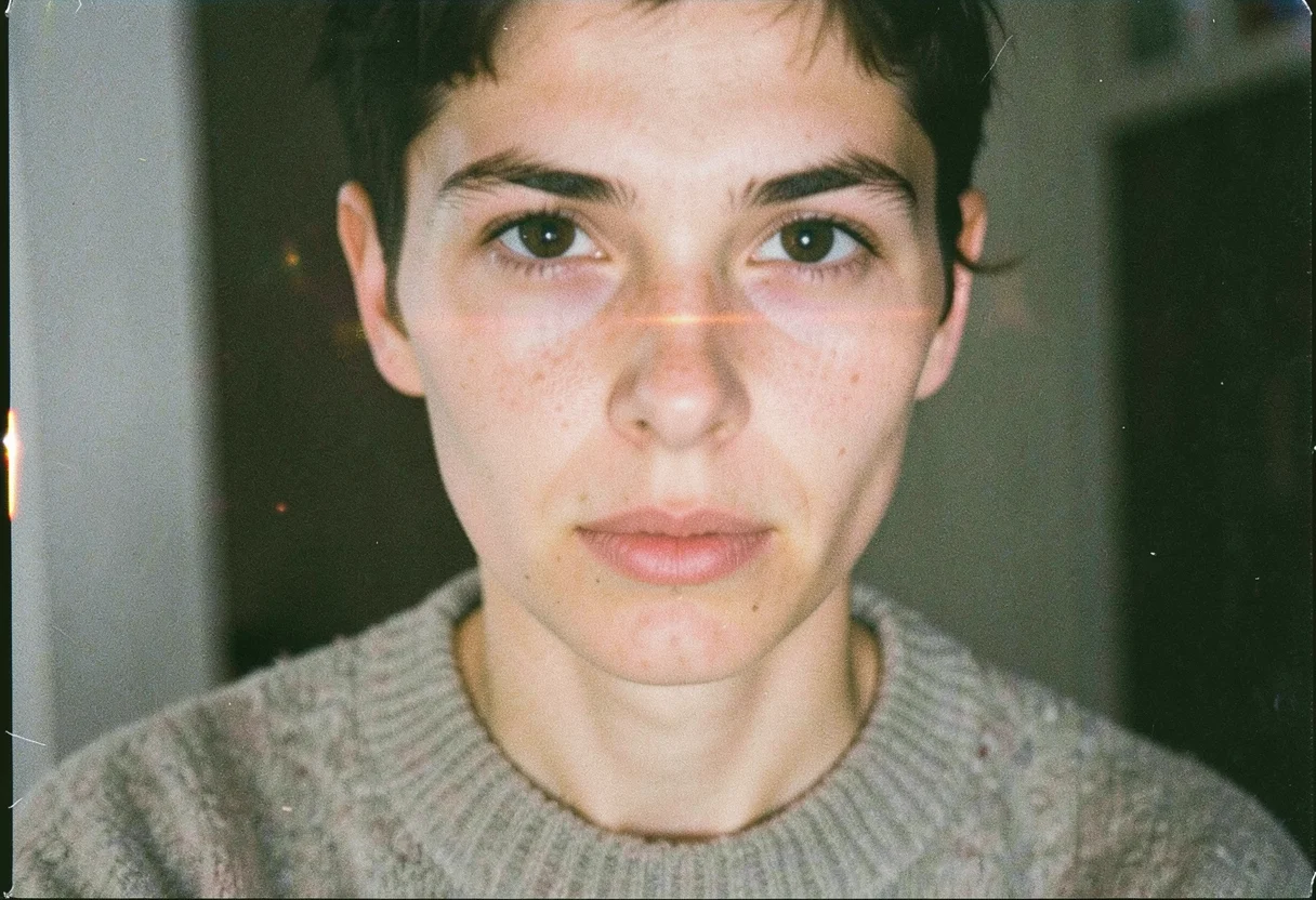 Analog Grain Portrait — Flux AI prompt