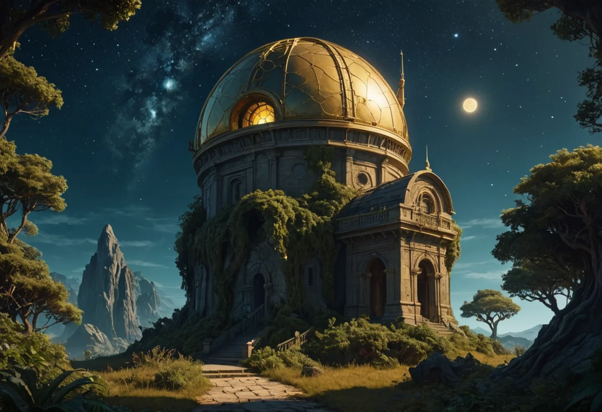 Sunken Observatory — SDXL AI prompt