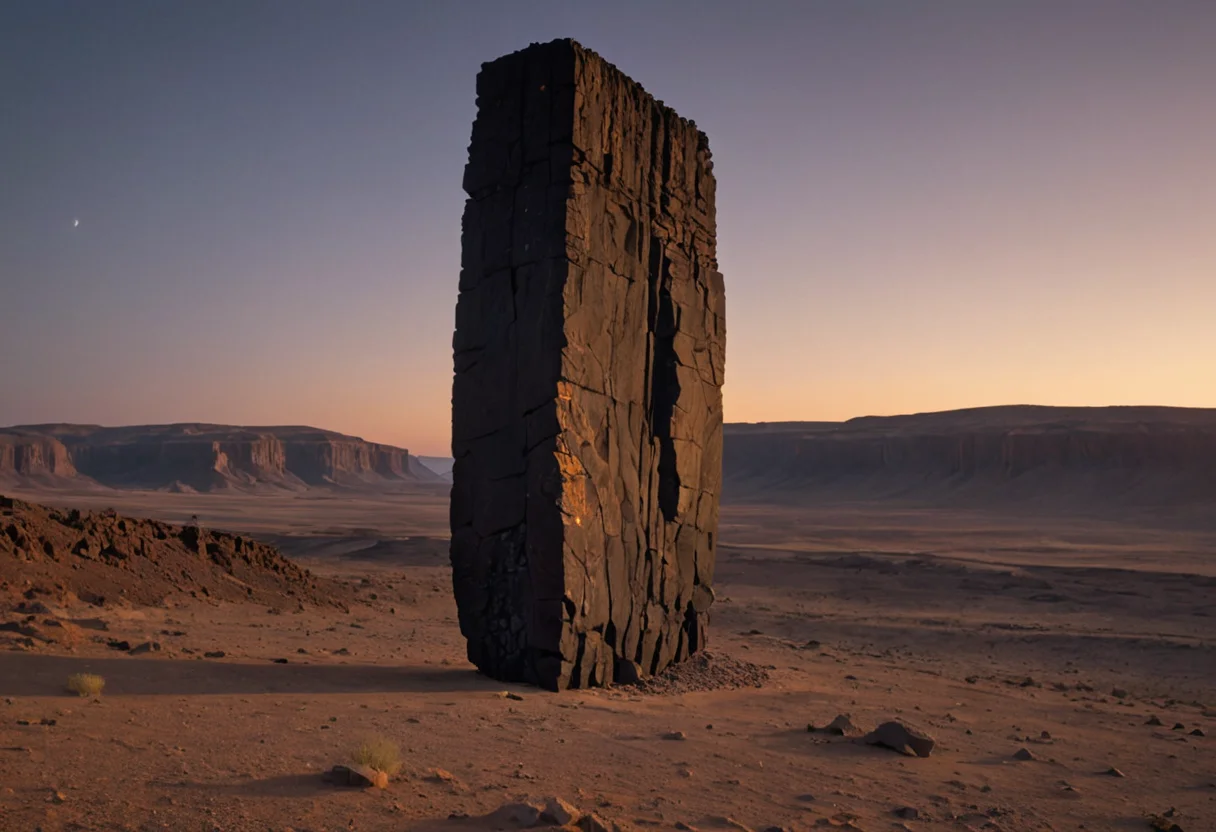 Obsidian Monolith Ritual (architecture) — SDXL AI prompt