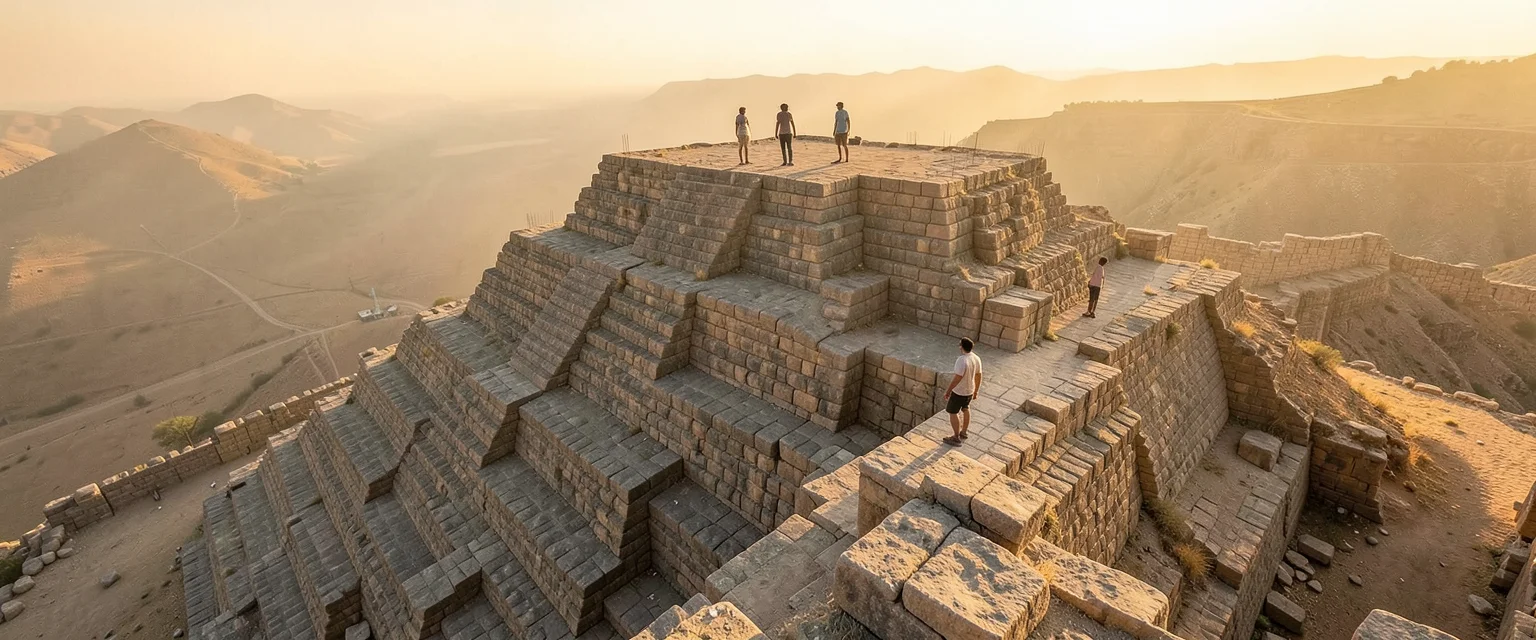 Sun-Drenched Pyramid — Flux AI prompt