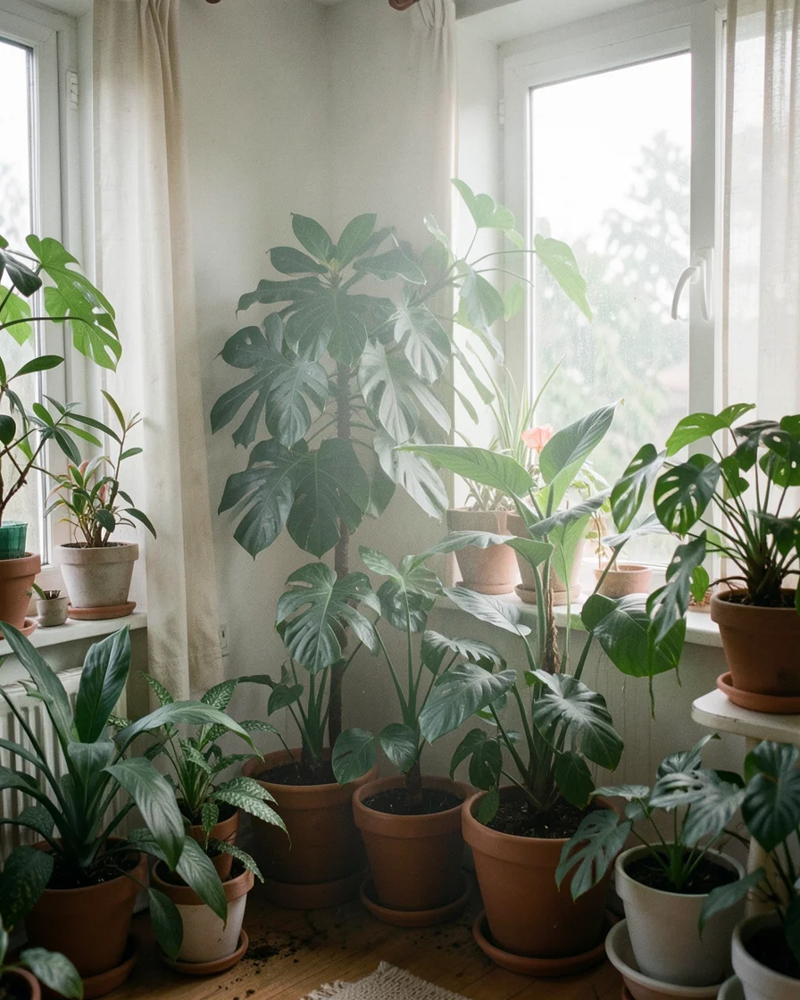 Damp Soil Corner — Flux AI prompt