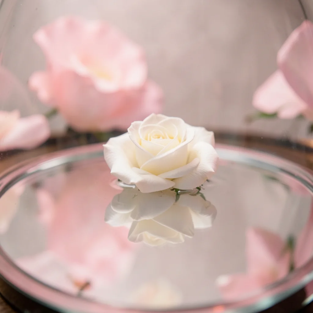 Petal Reflection — Flux AI prompt