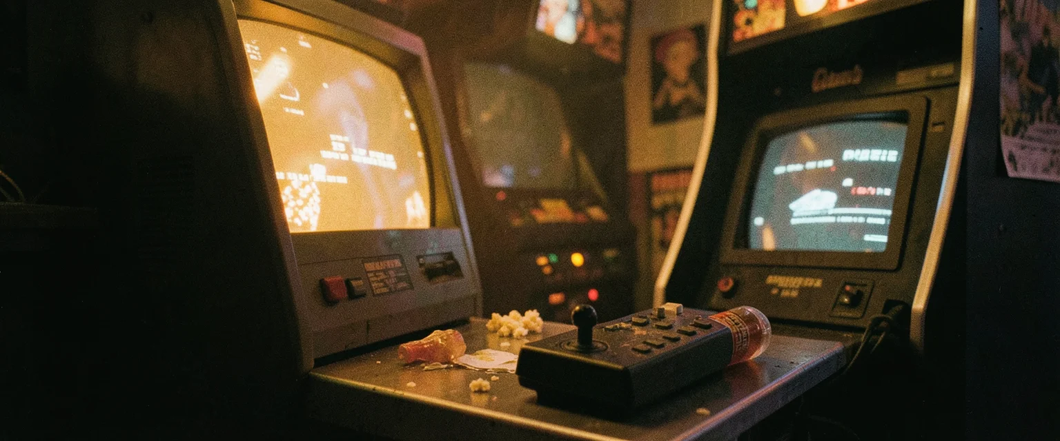 Arcade After Hours — Flux AI prompt