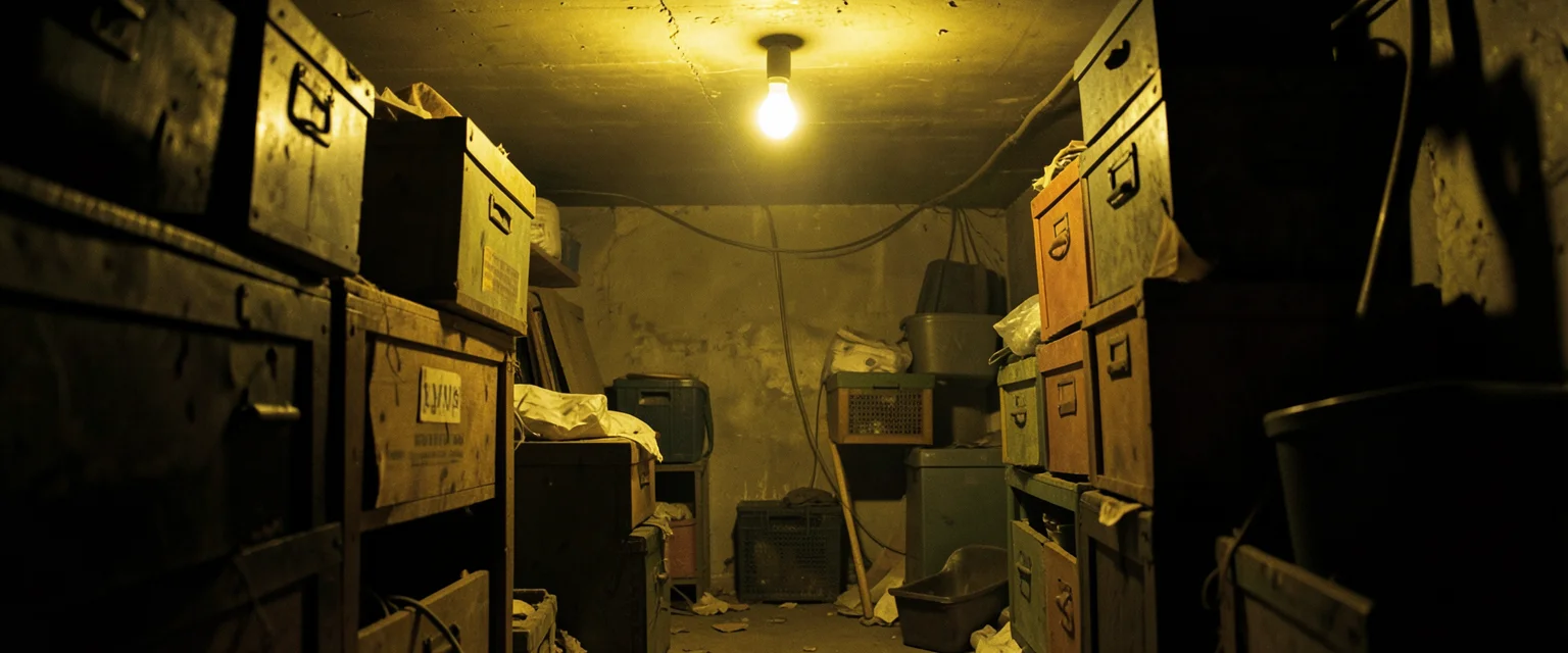 The Forgotten Vault — Flux AI prompt