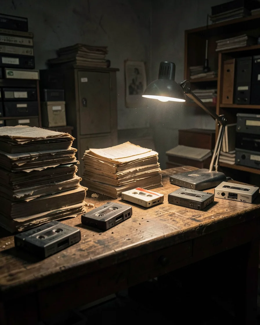 Archive Dust — Flux AI prompt