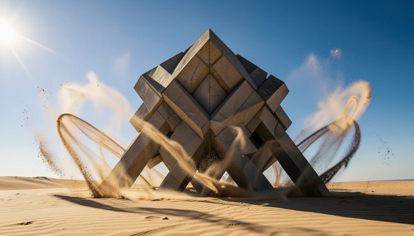 Desert Algorithm — Flux AI prompt