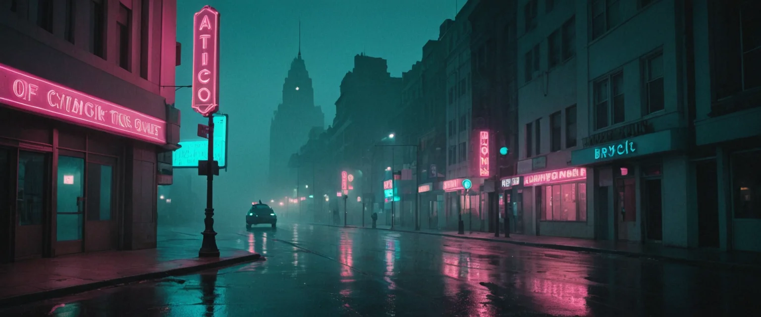 Art Deco City Fog — SDXL AI prompt
