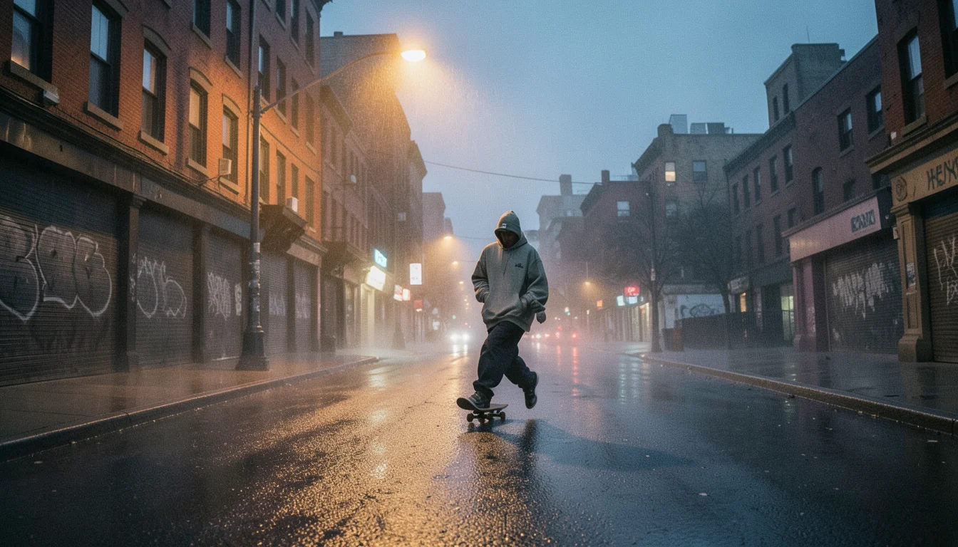 Hot Asphalt Drift — Flux AI prompt