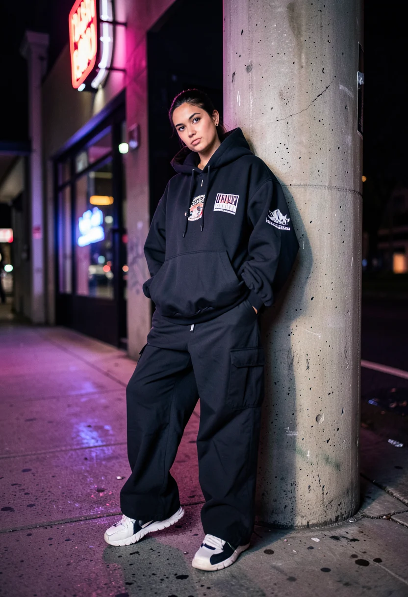 Street Attitude Study — Flux AI prompt