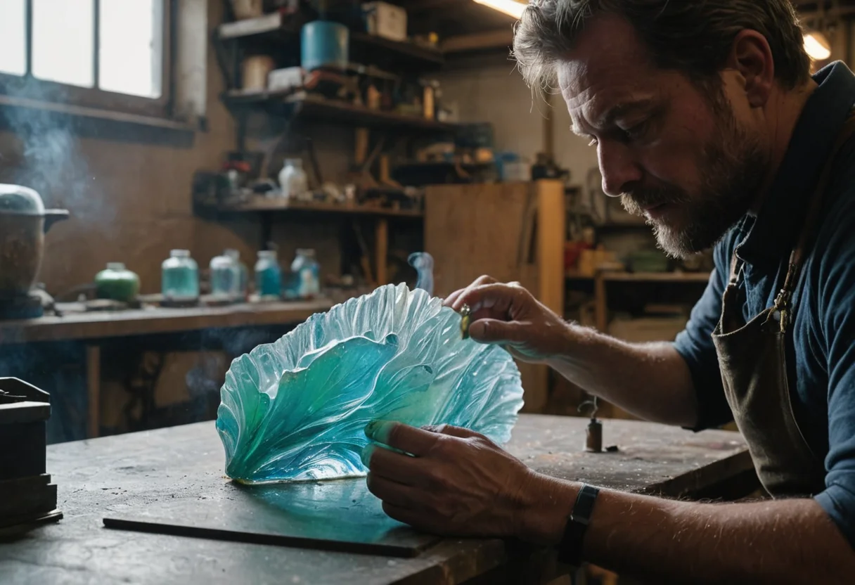 Aurora Glass Craft — SDXL AI prompt