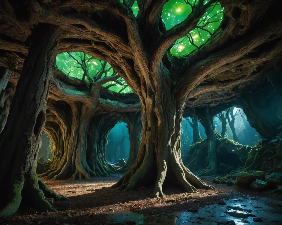 Fungal Cathedral — SDXL AI prompt