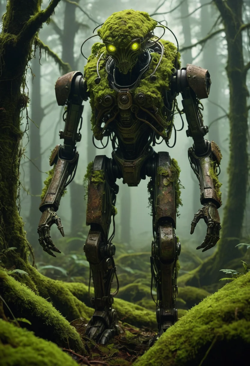 The Living Exoskeleton — SDXL AI prompt