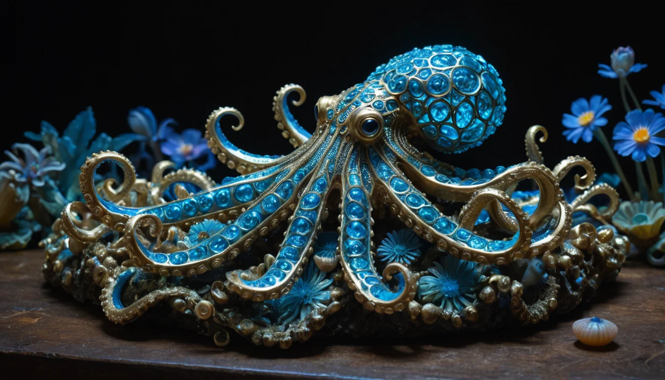 The Clockwork Kraken — SDXL AI prompt