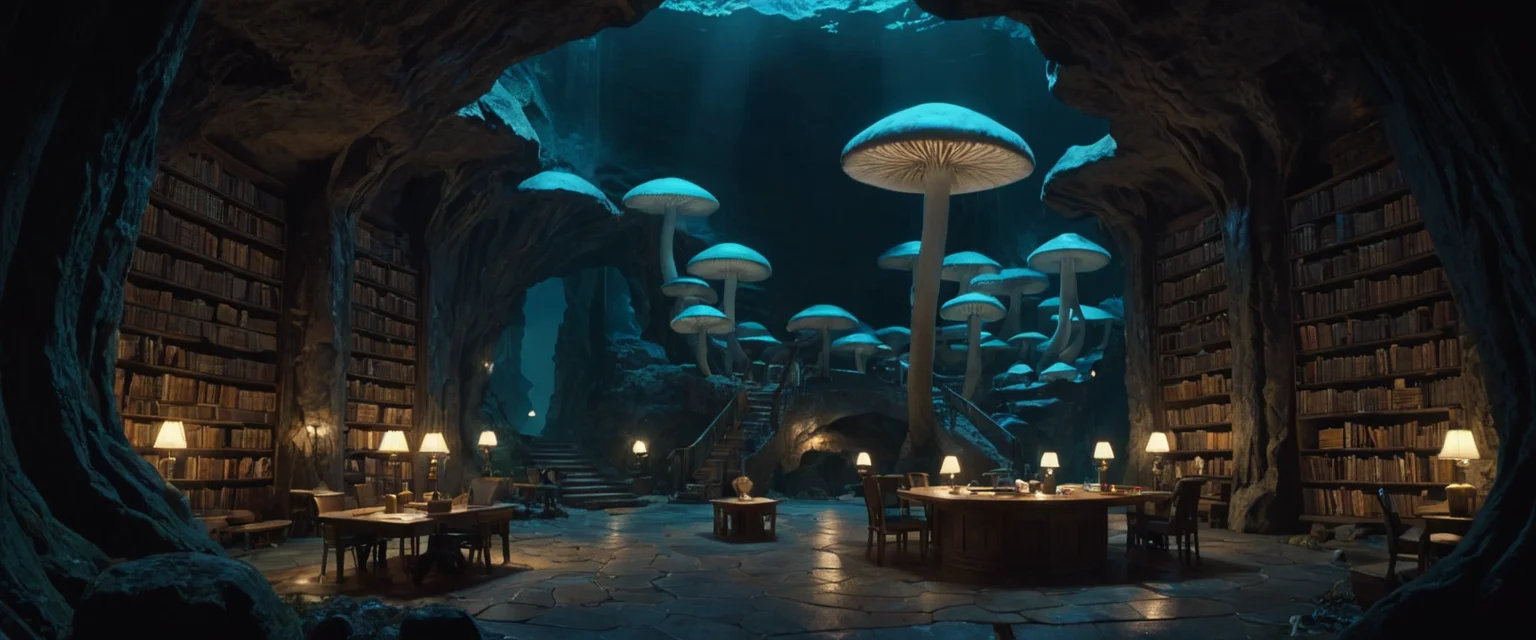 Myco-Archivist's Depths — SDXL AI prompt