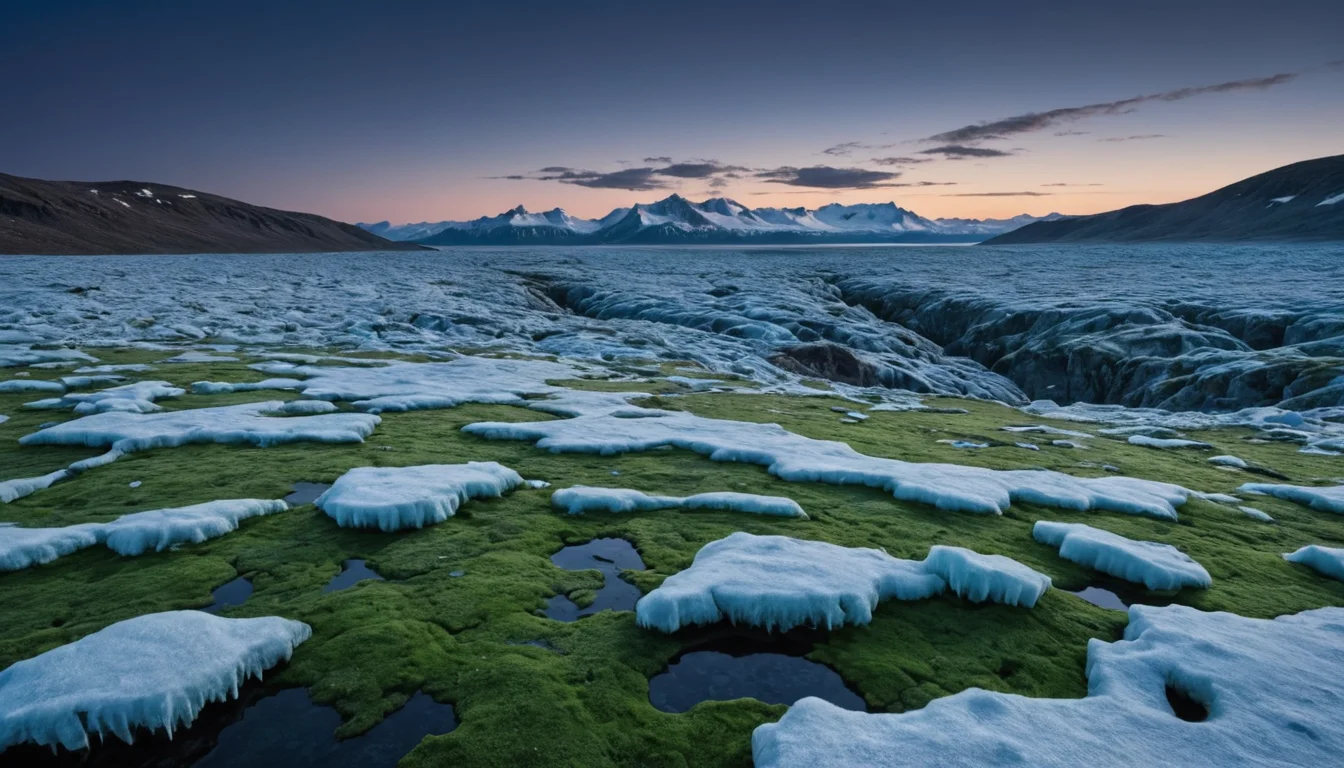 Bioluminescent Tundra — SDXL AI prompt