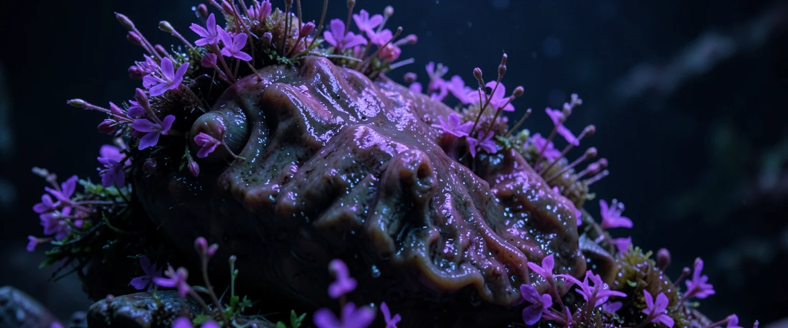 Organic Night Form — Flux AI prompt