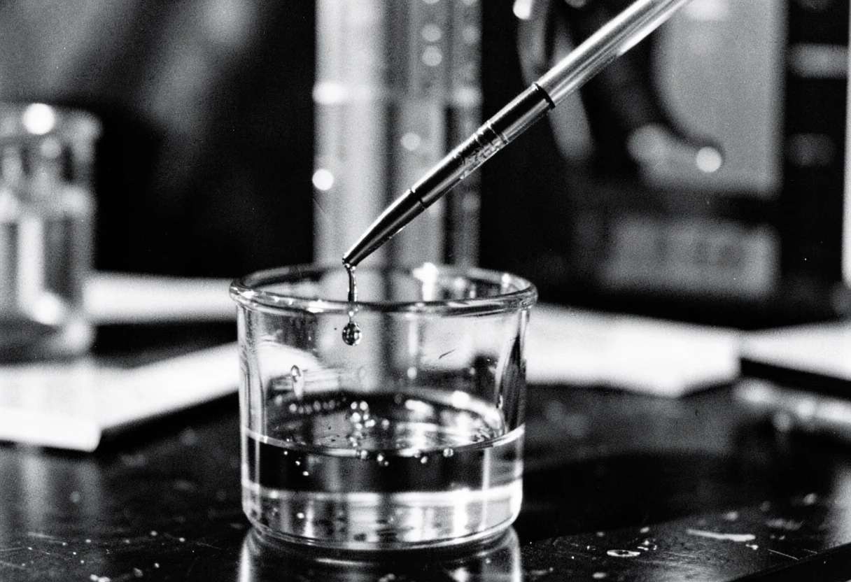 The Monochrome Reaction — Flux AI prompt