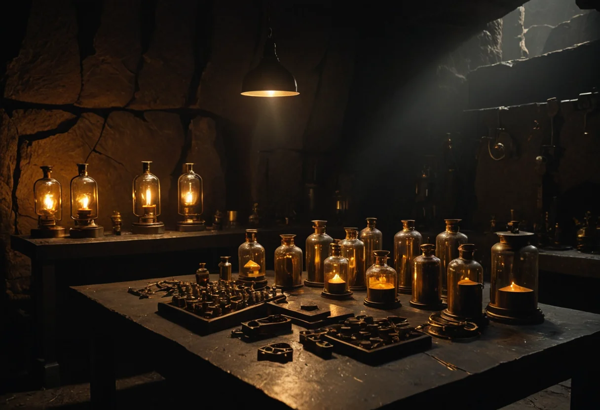 The Alchemist's Vault — SDXL AI prompt