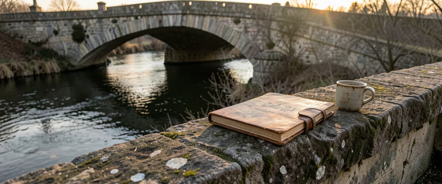Stone Arch Study — Flux AI prompt