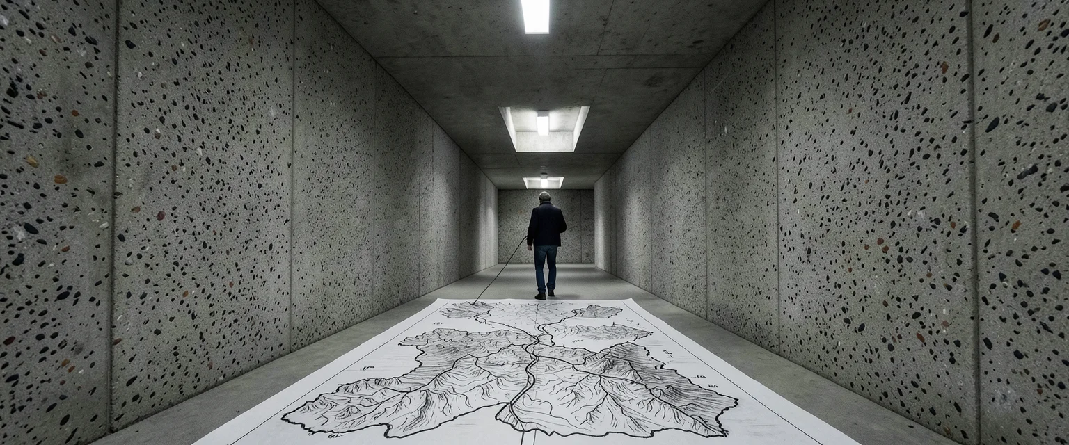 Mapping the Grid — Flux AI prompt