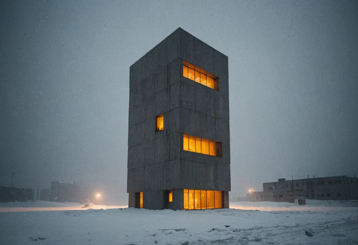Monolith of Winter — SDXL AI prompt