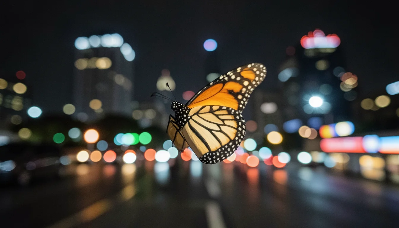 Winged Transit — Flux AI prompt