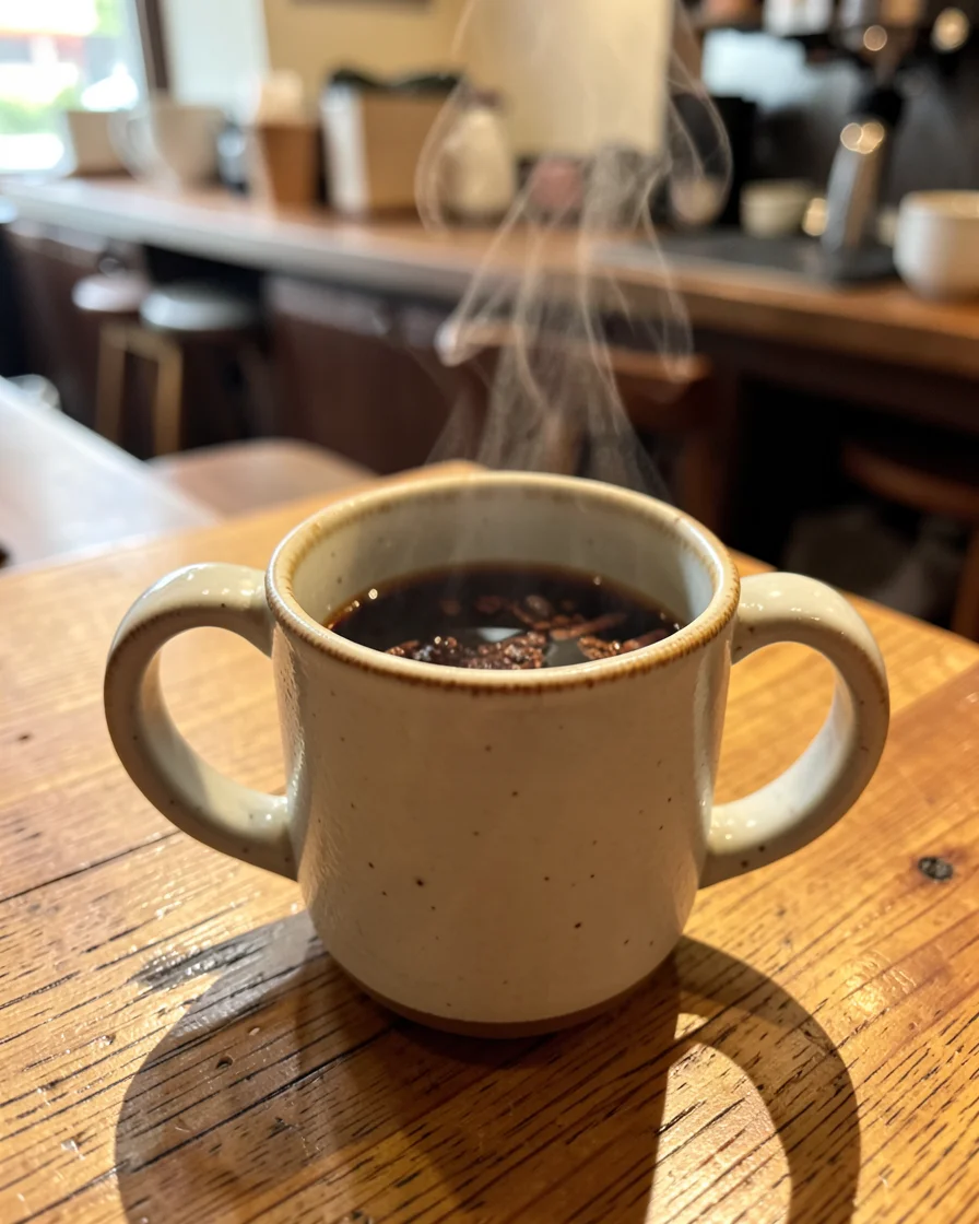 Coffee Counter Still Life — Flux AI prompt