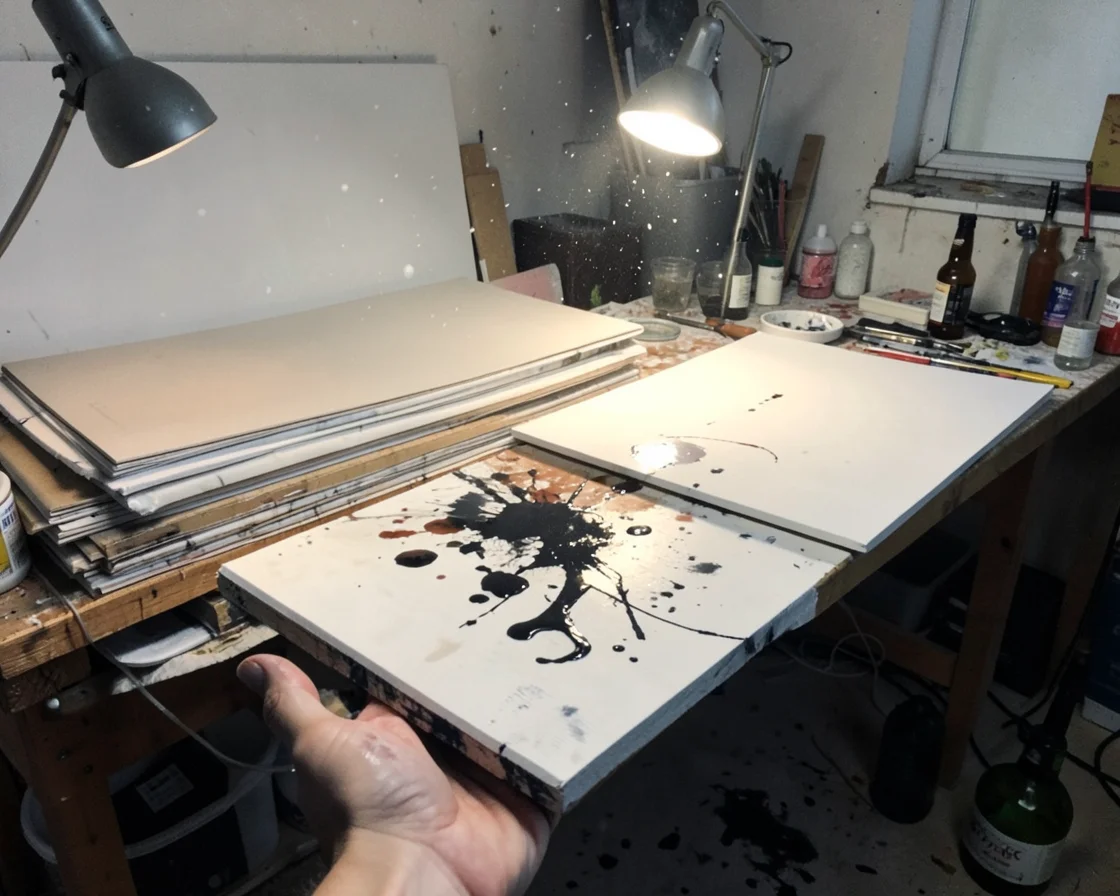 Messy Creative Space — Flux AI prompt