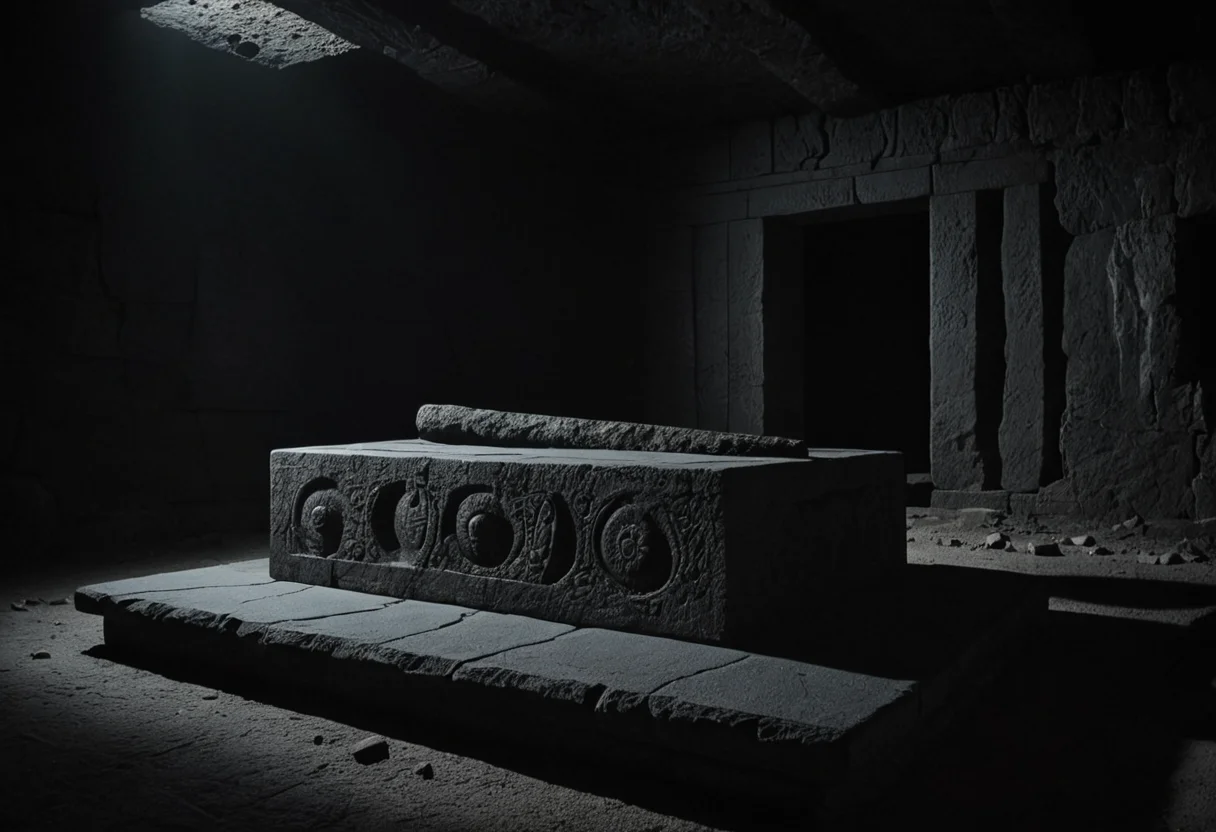 Celestial Fossil Altar — SDXL AI prompt