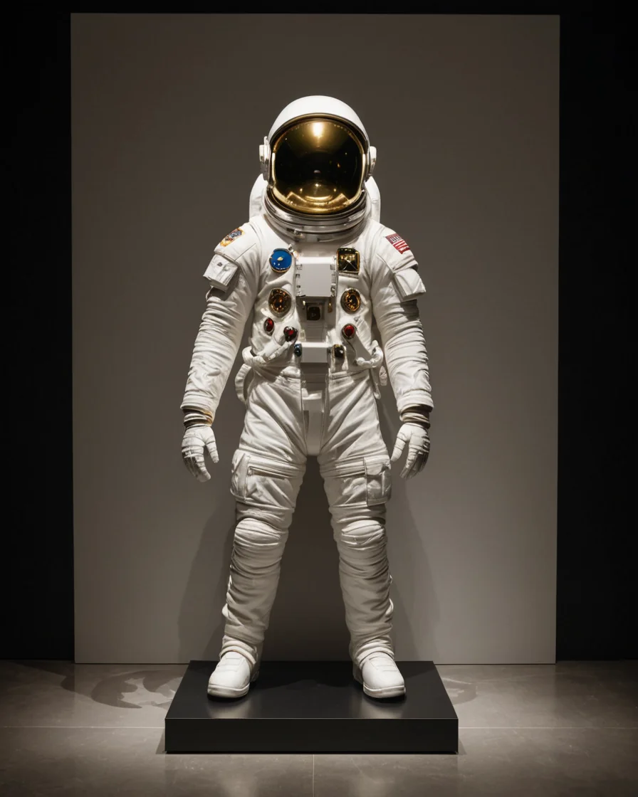 Kintsugi Astronaut — AI generated image