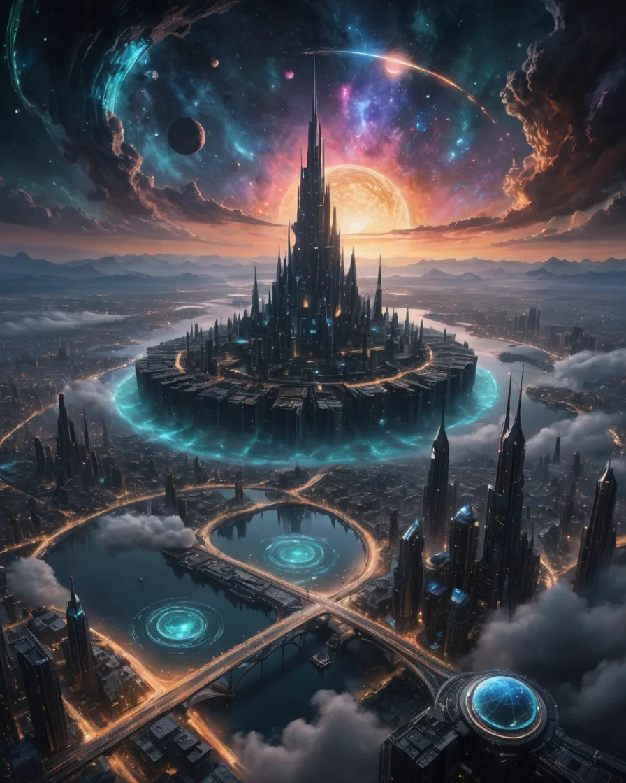 Chitin City Sky — SDXL AI prompt