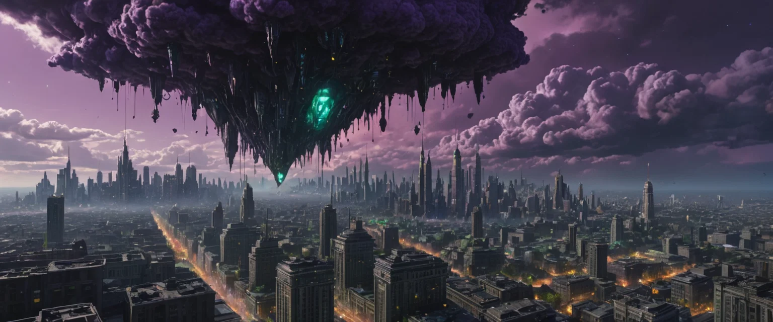 Chitin Sky-City — SDXL AI prompt