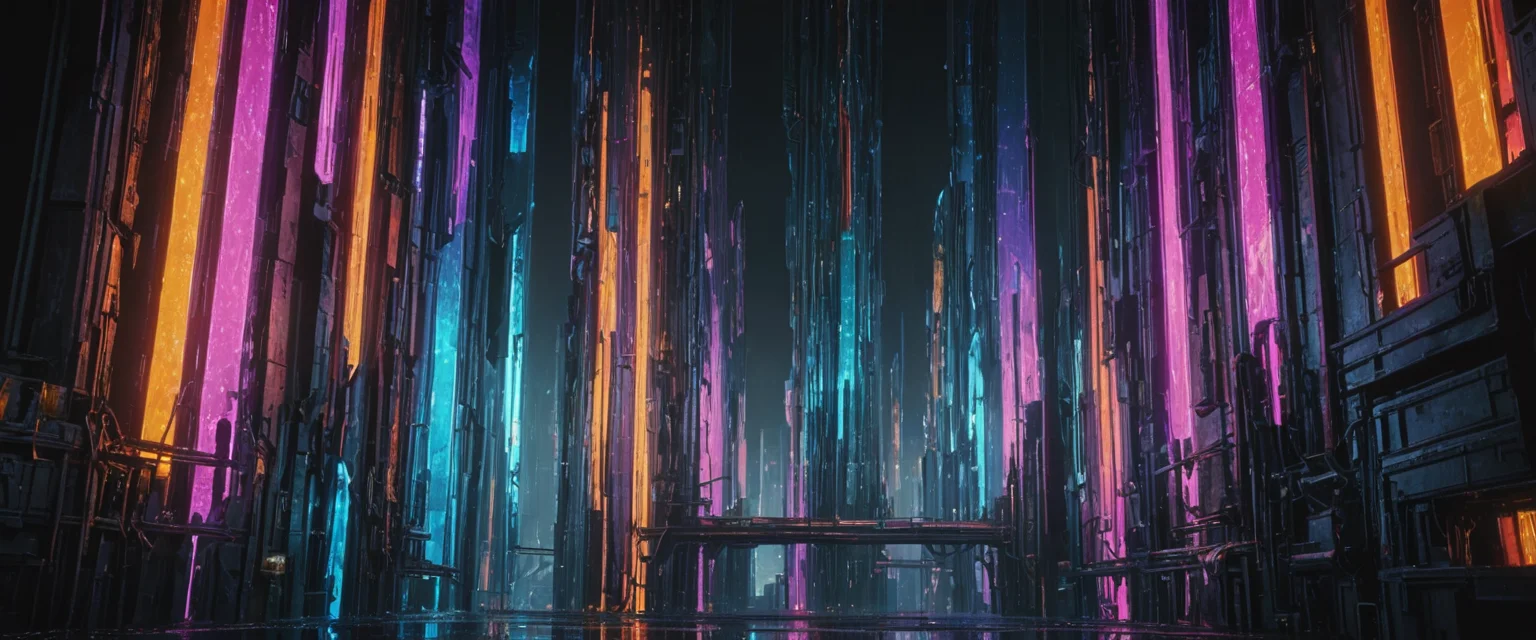 Chromatic Drip City — SDXL AI prompt